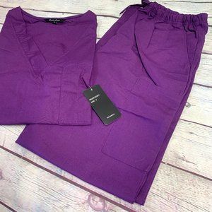 Juust Love | Purple Scrubs Set NWT Size Small